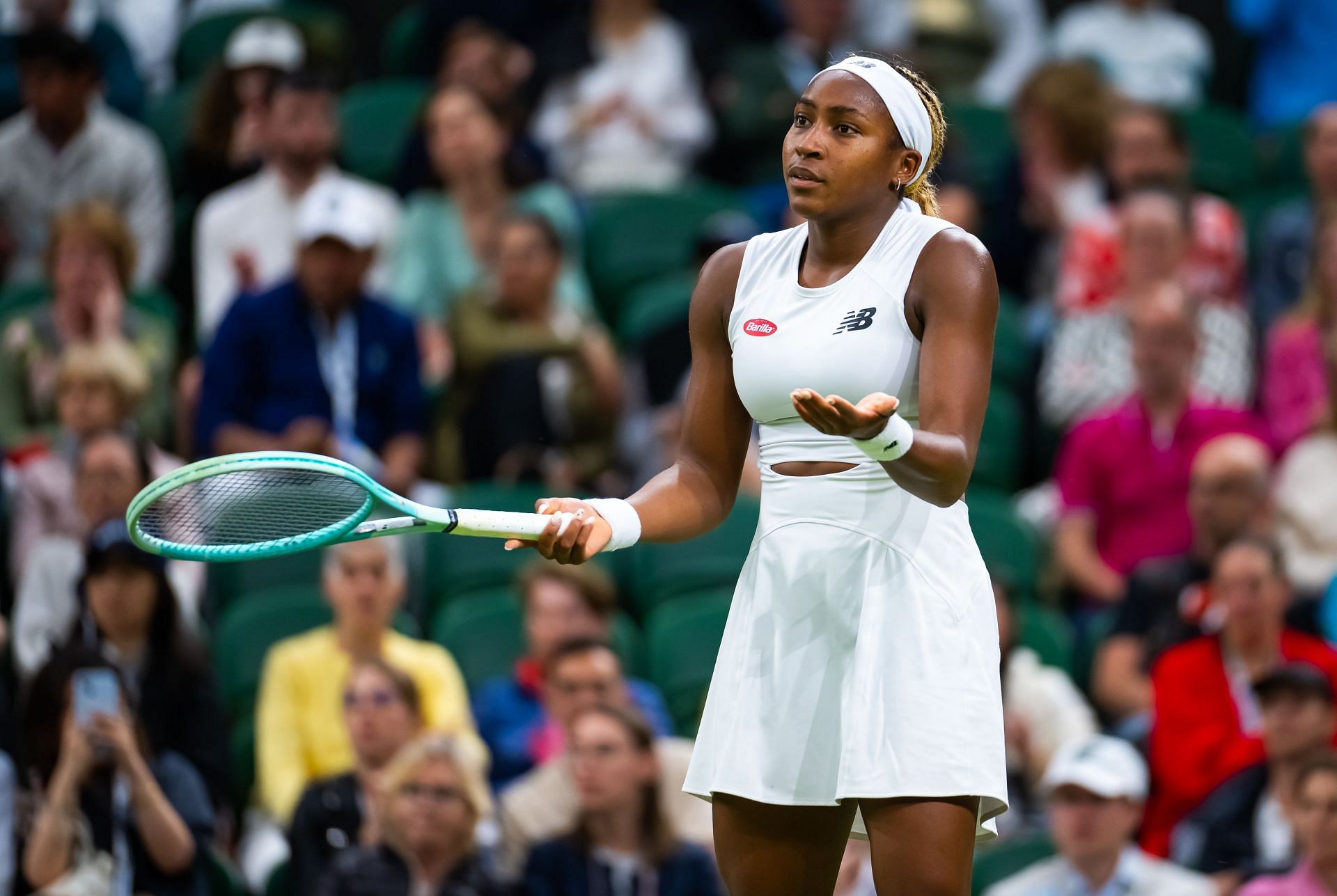 Coco Gauff lost to Emma Navarro in Wimbledon 4R last year | Image Source: Getty